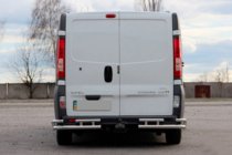 Nissan Primastar 2002-2014 Protector Trasero AK003-Plus-2 (Acero Inoxidable) foto 3