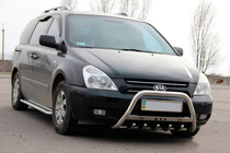 Kia Carnival 2002-2013 Defensa Delantera WT004 Acero Inoxidable foto 3