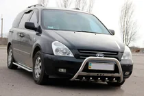 Kia Carnival 2002-2013 Defensa Delantera WT004 Acero Inoxidable foto 3
