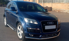 Audi Q7 2005-2015 Defensa Delantera ST008 (Acero Inoxidable) d60 foto 2