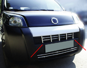 Fiat Fiorino/Qubo 2008-2024 Cubiertas de parrilla acero inoxidable (13 piezas) foto 1