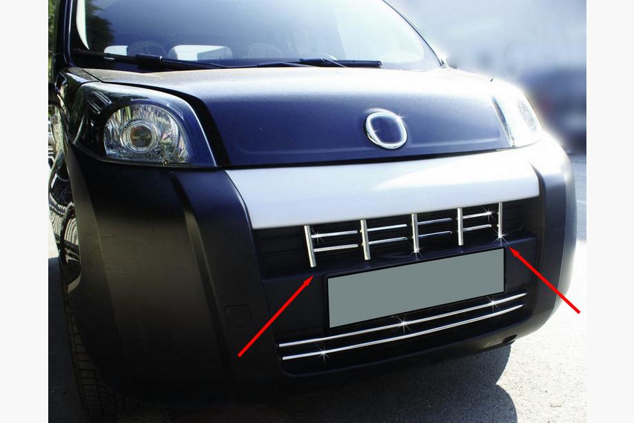 Fiat Fiorino/Qubo 2008-2024 Cubiertas de parrilla acero inoxidable (13 piezas) Image