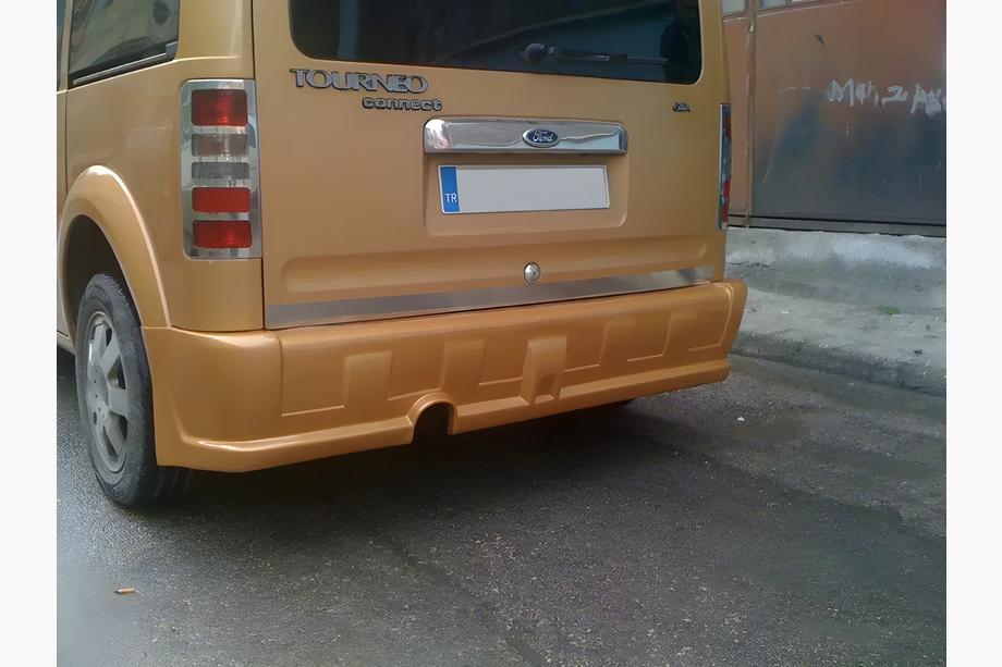 Ford Connect 2002–2006 Cubiertas cromadas para luces traseras (2 uds., acero inoxidable) Image