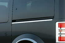 Ford Connect 2002–2006 Molduras de acero inoxidable para puerta corredera foto 1