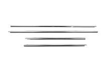 Volkswagen Amarok 2010-2022 Molduras de ventana acero inoxidable (4 tiras) Carmos - Acero Inoxidable Turco foto 7
