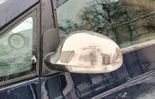 Volkswagen Sharan 1995-2010 Cubiertas de Espejos 2004-2010 (2 uds, Acero Inoxidable) Carmos - Acero Inoxidable Turco foto 3