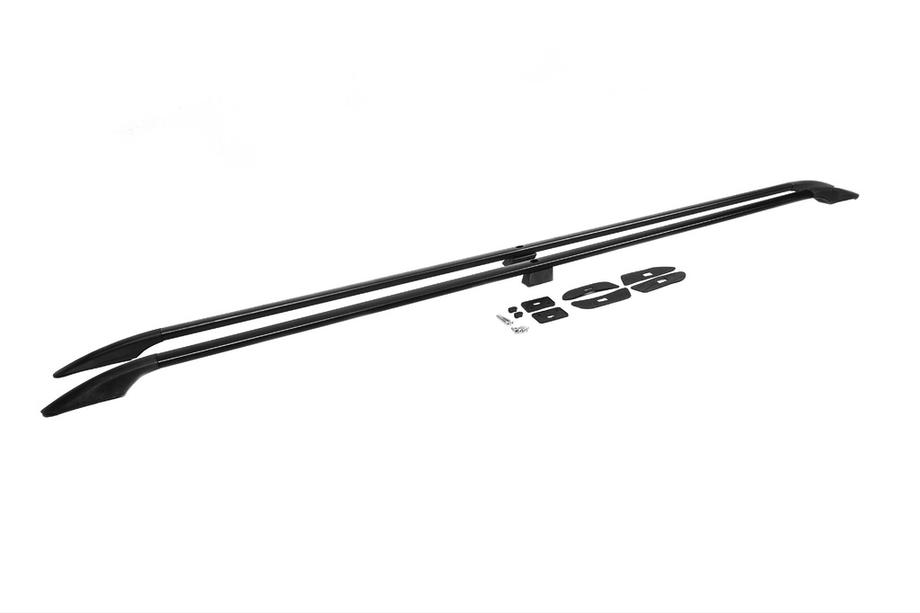 Ford Custom 2013-2022 Barras de Techo Negras Corto, Pies Metalicos Foto 5
