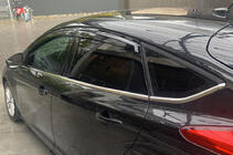 Ford Focus III 2011-2017 Molduras inferiores de ventanas acero inoxidable (8 uds) foto 3