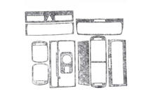 Audi A3 1996-2003 Cubiertas de tablero (2000-2003) Aluminio foto 1