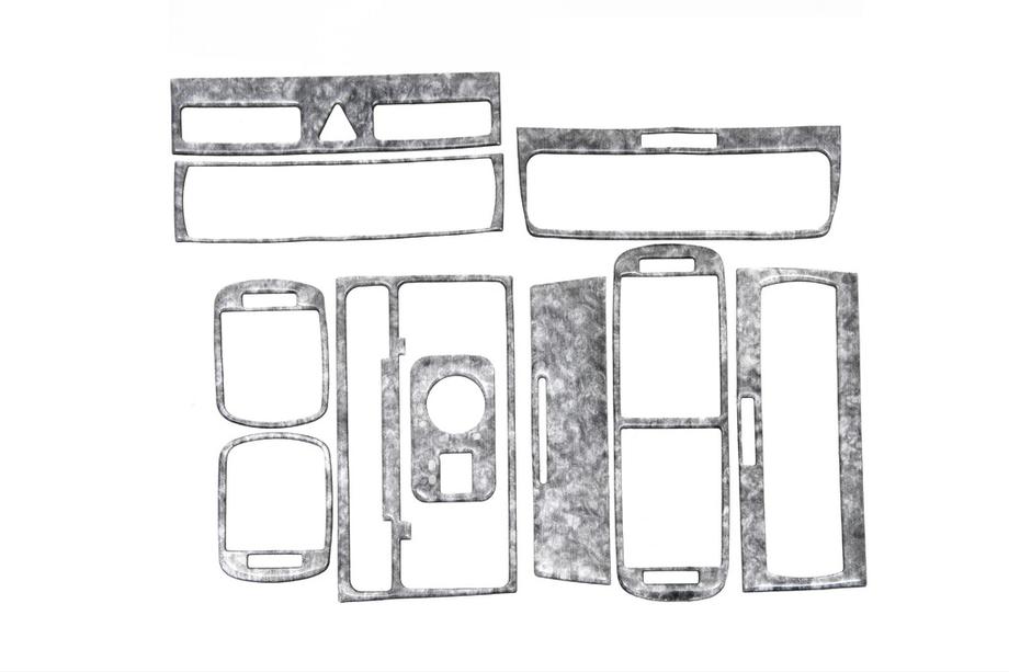 Audi A3 1996-2003 Cubiertas de tablero (2000-2003) Aluminio Image