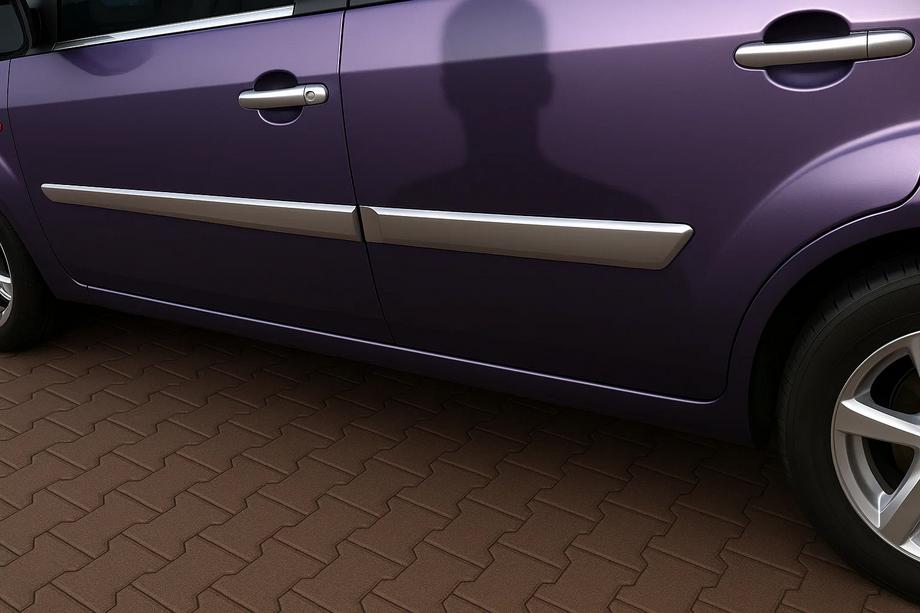 Ford Fiesta 2002-2008 Molduras de Puerta Acero Inoxidable (4 uds) Image