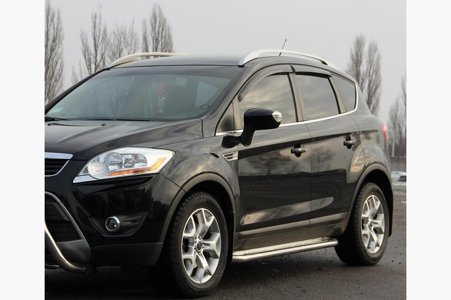 Ford Kuga 2008-2013 Estribos Laterales Premium (2 uds., Acero Inoxidable) 60 mm Image