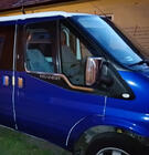 Ford Transit 2000–2014 Cubiertas de manijas de puerta en acero inoxidable foto 4