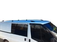 Ford Transit 2000–2014 Barras de Techo Cromadas Tapas finales de plastico foto 1
