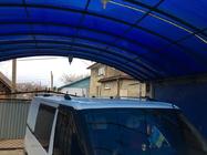 Ford Transit 2000–2014 Barras de Techo Cromadas Tapas finales de plastico foto 2
