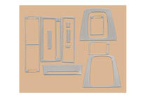Audi A4 B6 2000-2004 Cubiertas de Panel de Salpicadero Aluminio foto 3
