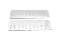 Hyundai H300, H1, Starex 2008-2020 Protecciones de umbral interior acero inoxidable 3 puertas foto 3