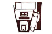 BMW Serie 3 E30 1982–1994 Cubiertas de Panel de Salpicadero foto 2