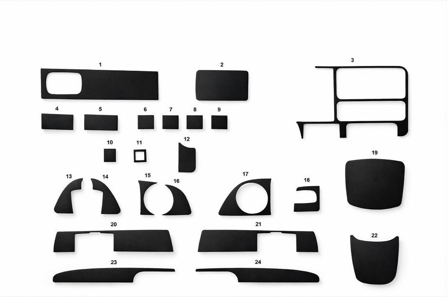 Chevrolet Tahoe 1995-1999 Embellecedores de salpicadero interior (1995-1999) Aluminio Image