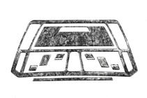 Citroen C-4 Picasso 2006-2013 Cubiertas de Panel de Salpicadero Aluminio foto 3
