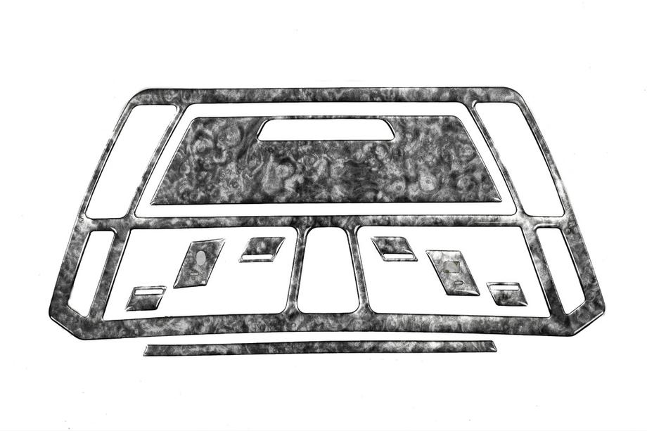Citroen C-4 Picasso 2006-2013 Cubiertas de Panel de Salpicadero Titanio Foto 3