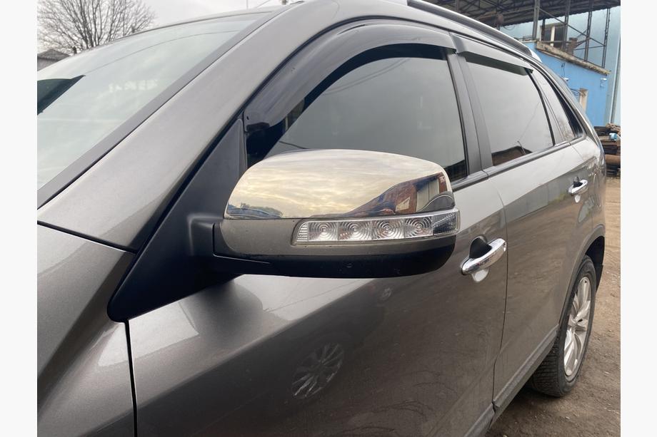 Kia Sorento II XM 2009-2014 Cubiertas de Espejos Cromadas (2 uds) Acero Inoxidable Pulido Foto 3