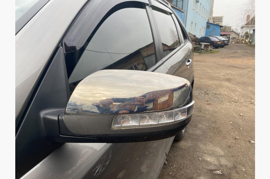 Kia Sorento II XM 2009-2014 Cubiertas de Espejos Cromadas (2 uds) Acero Inoxidable Pulido Foto 2