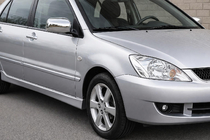 Mitsubishi Lancer 9 2004-2008 Cubiertas de Espejos Cromadas (2 uds) foto 1