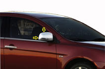 Mitsubishi Lancer 9 2004-2008 Cubiertas de Espejos Cromadas (2 uds) foto 5