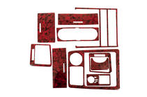 Kia Sorento I BL 2002-2009 Kit molduras salpicadero Versión 2 (2003-2007) Carbono foto 1