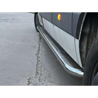 Estribos Laterales Premium (2 uds., Acero Inoxidable) Opel Movano 2010-2021 foto 1