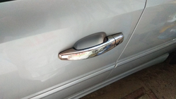 Opel Vectra C 2002-2008 Cubiertas de Manijas Cromadas (4 uds., Acero Inoxidable) OmsaLine - Acero Inoxidable Italiano foto 8
