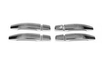 Opel Vectra C 2002-2008 Cubiertas de Manijas Cromadas (4 uds., Acero Inoxidable) OmsaLine - Acero Inoxidable Italiano foto 2