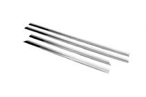 Opel Vectra C 2002-2008 Cubiertas de molduras de puertas en acero inoxidable (4 uds) Carmos - Acero Inoxidable Turco foto 3