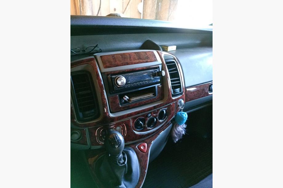 Renault Trafic 2001–2015 Cubiertas de Panel de Salpicadero Negro Foto 12