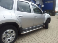 Renault Duster 2008–2017 Estribos Laterales Premium (2 uds., Acero Inoxidable) 60 mm foto 1