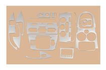 Seat Altea 2004-2015 Cubiertas de tablero (Juego grande) Aluminio foto 2