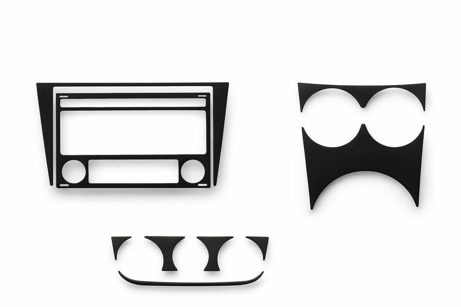Volkswagen Fox 2003-2021 Cubiertas de Panel de Salpicadero Aluminio Image