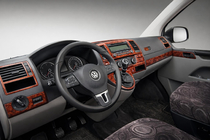 Volkswagen T5 2010-2015 Cubiertas de Panel de Salpicadero Aluminio foto 1