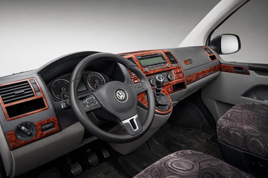 Volkswagen T5 2010-2015 Cubiertas de Panel de Salpicadero Aluminio Image