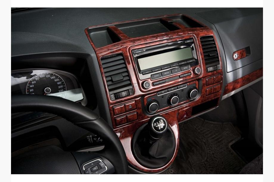 Volkswagen T5 2010-2015 Cubiertas de Panel de Salpicadero Aluminio Foto 4