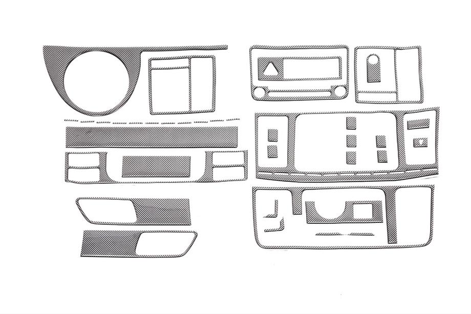 Volkswagen T5 2010-2015 Cubiertas de Panel de Salpicadero Aluminio Foto 5