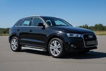 Audi Q3 2011-2019 Estribos Laterales Maya V2 (2 uds., Aluminio) foto 1