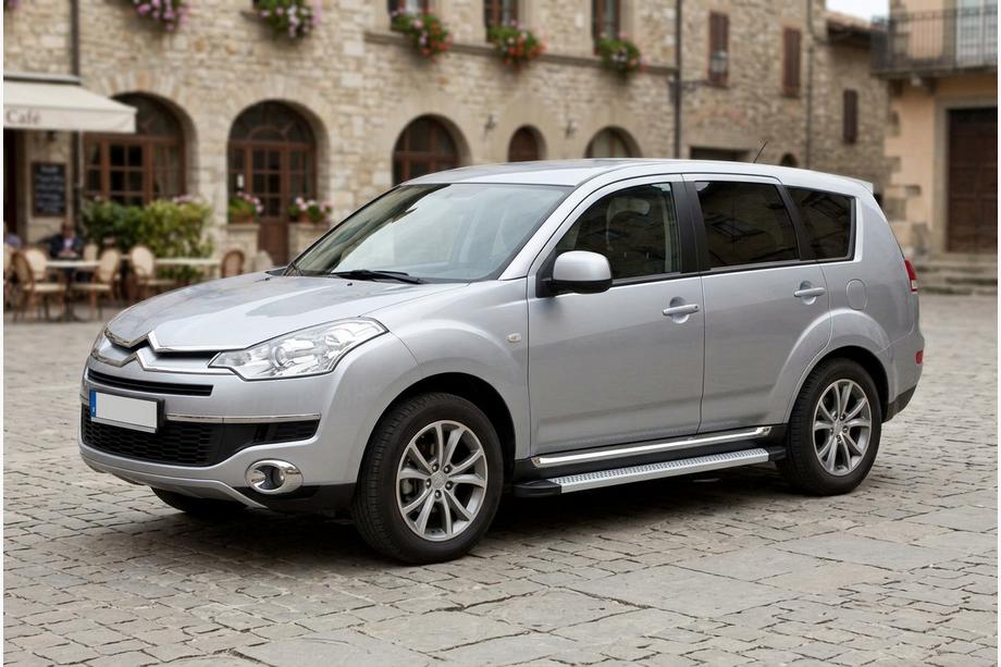 Citroen C-Crosser 2007-2013 Estribos Laterales Maya V2 (2 uds., Aluminio) Image