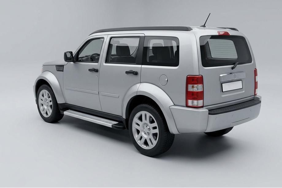 Dodge Nitro 2006-2011 Estribos Laterales Maya V2 (2 uds., Aluminio) Image