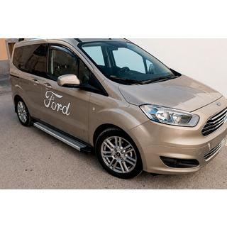 Estribos Laterales Maya V2 (2 uds., Aluminio) Ford Courier 2014-2023 foto 1