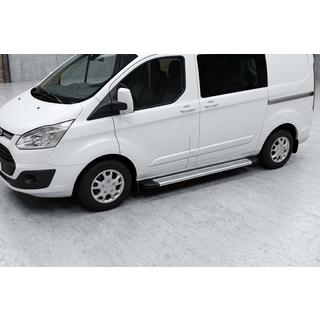Estribos Laterales Maya V2 (2 uds., Aluminio) Ford Custom 2013-2022 foto 1