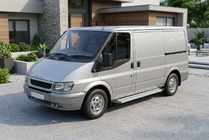 Ford Transit 2000–2014 Estribos Laterales Maya V2 (2 uds., Aluminio) foto 1