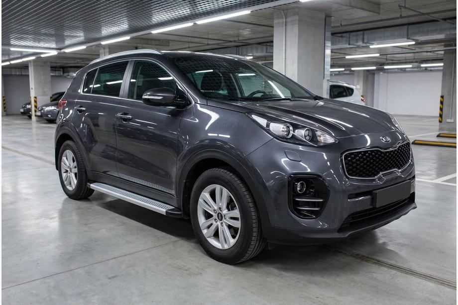 Kia Sportage 2015-2021 Estribos Laterales Maya V2 (2 uds., Aluminio) Image