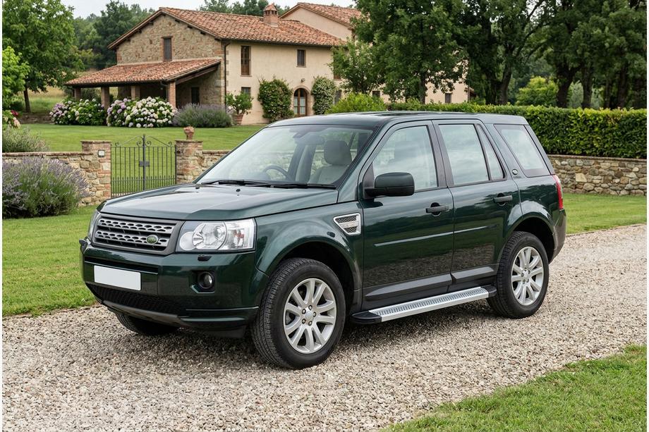 Land Rover Freelander II 2006–2014 Estribos Laterales Maya V2 (2 uds., Aluminio) Image